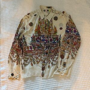MSGM Geometric Multicolor Shirt